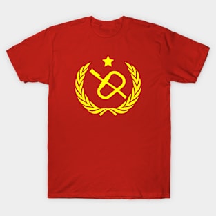 hammer sickle climbing T-Shirt